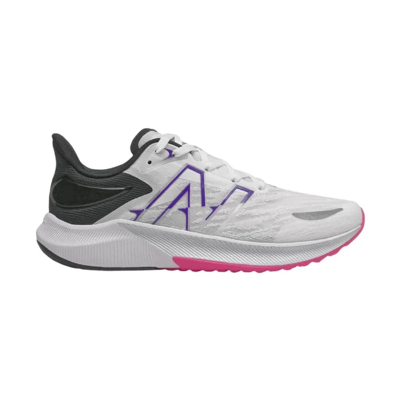 New Balance Women's FuelCell Propel v3 - White/Pink Memory - Foam Slipper Look  