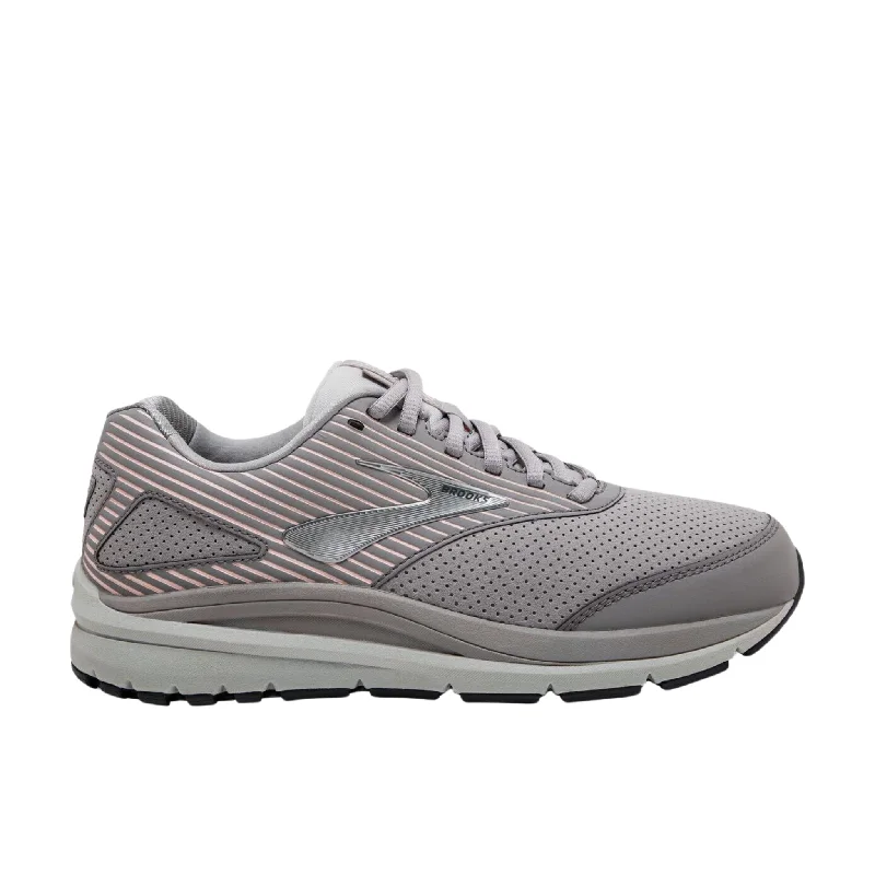 Brooks Women's Addiction Walker Suede Walking Shoes - Alloy/Oyster/Peach Retro Plimsoll Style Brooks Women's Addiction Walker Suede Walking Shoes - Alloy/Oyster/Peach Retro Plimsoll Style