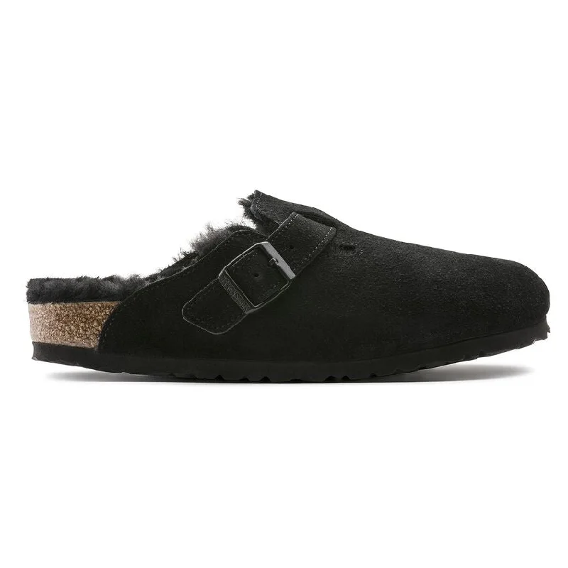 UNISEX BIRKENSTOCK BOSTON SHEARLING | BLACK Victorian - Era Boot Style  