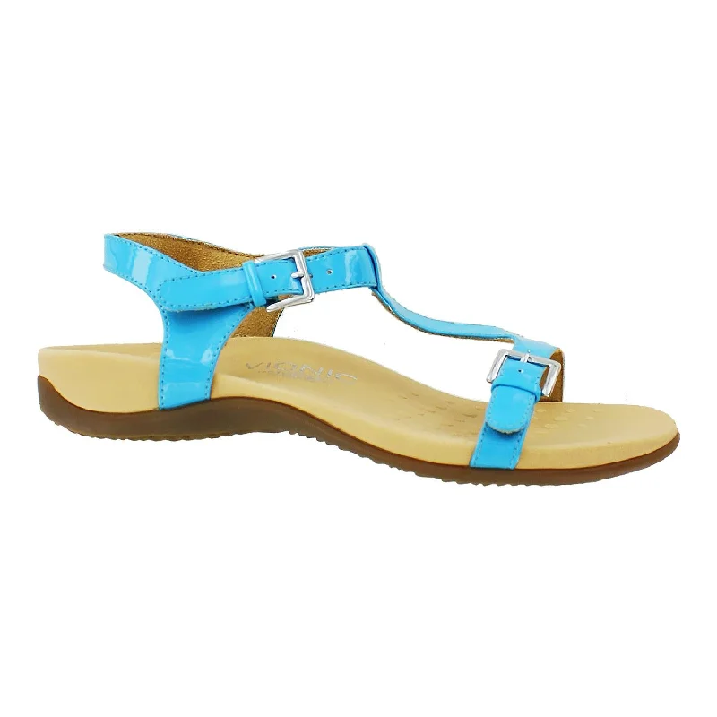 Women's Vionic Adriane Turquoise Patent Vintage Oxford Appeal 