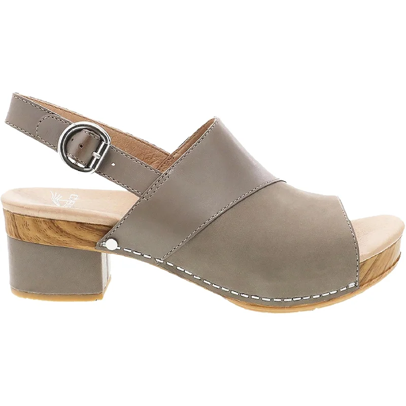 Women's Dansko Madalyn Stone Burnished Calf Leather Tech - Inspired Sneaker Look  