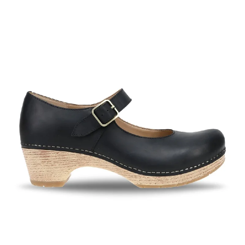 Dansko Women's Lilah - Black Mod Oxford Design  