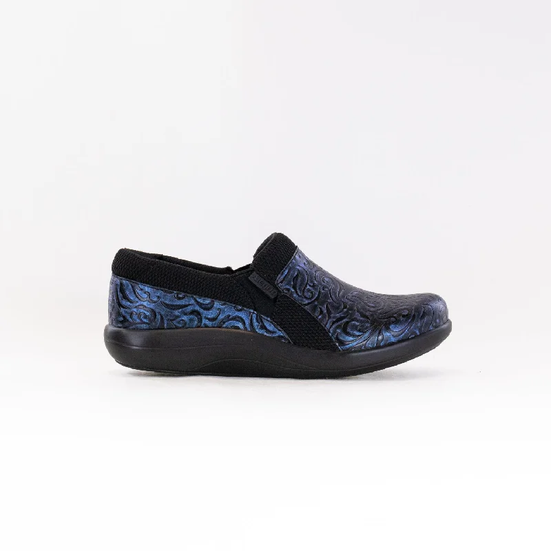 Alegria Duette (Women's) - Blue Steel Camouflage Print Boot Style  