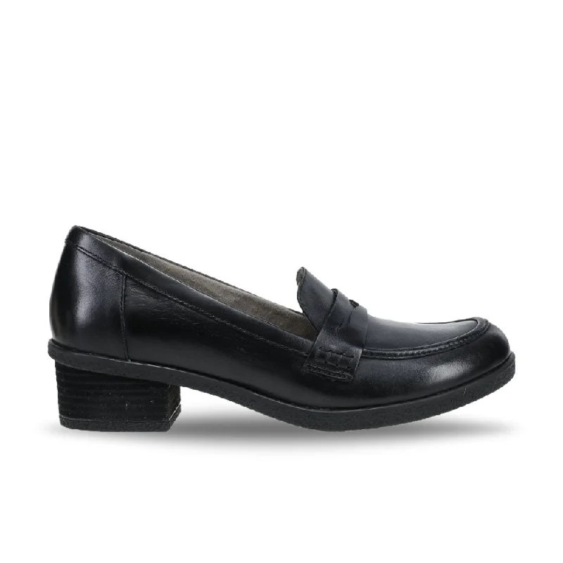 Dansko Women's Danica - Black Artisan - Crafted Loafer Style  