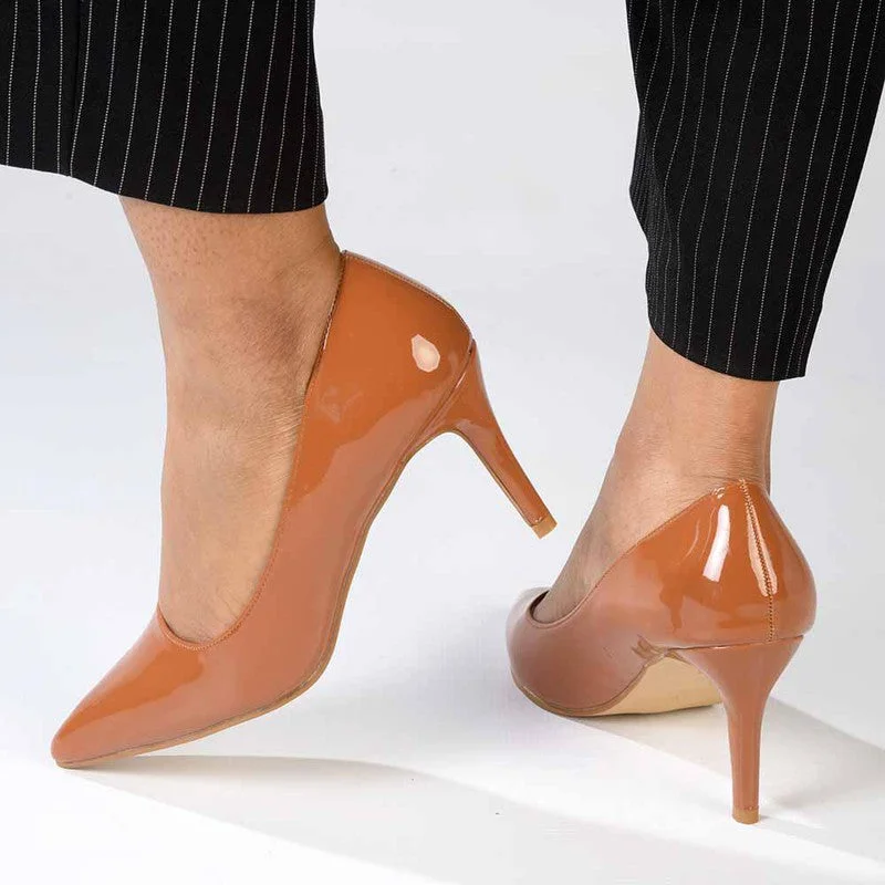 Madison Penny 5 Court Heels - Macchiato Retro Plimsoll Style  
