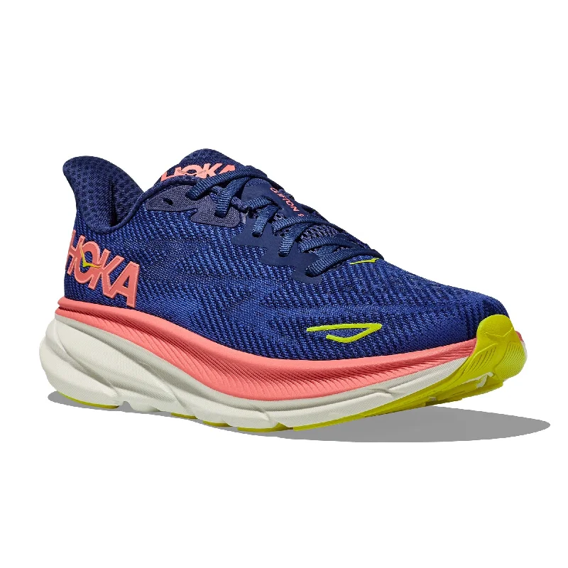 HOKA CLIFTON 9 WOMEN'S MEDIUM AND WIDE Art Deco - Inspired Shoe Look  