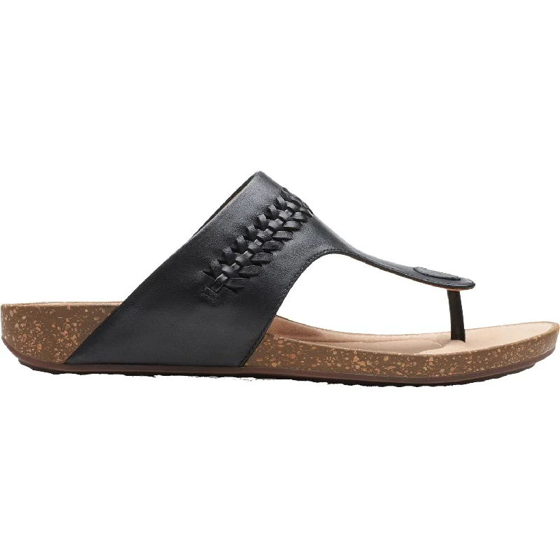 Women's Clarks Un Perri Vibe Black Leather Patchwork Shoe Aesthetic  