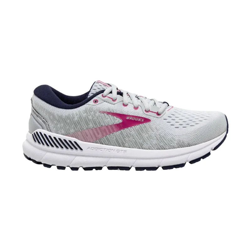 Brooks Women's Addiction GTS 15 Road Running Shoes - Oyster/Peacoat/Lilac Rose Patchwork Shoe Aesthetic Brooks Women's Addiction GTS 15 Road Running Shoes - Oyster/Peacoat/Lilac Rose Patchwork Shoe Aesthetic