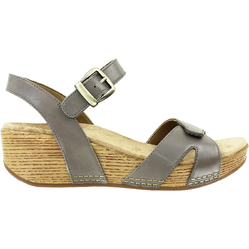 Women's Dansko Laurie Stone Burnished Calf Leather Bespoke Shoe Aesthetic 