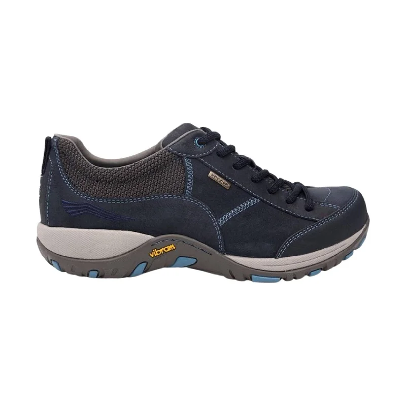 Dansko Women's Paisley - Navy Milled Nubuck Loose - Fit Slipper Style  
