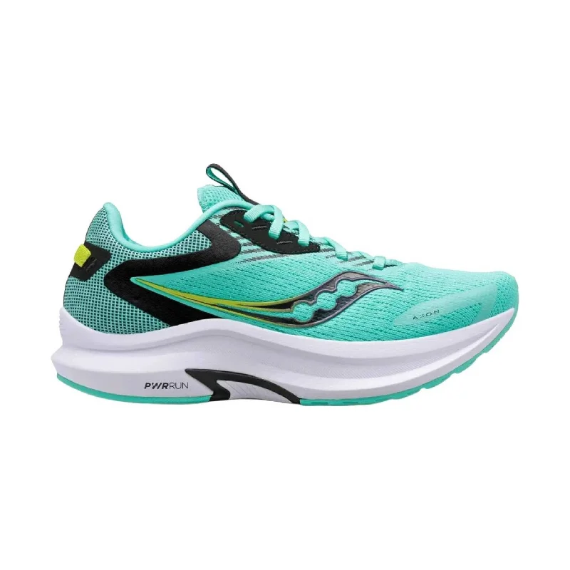 Saucony Women's Axon 2 Running Shoes - Cool Mint/Acid Ankle - High Military Boot Style  