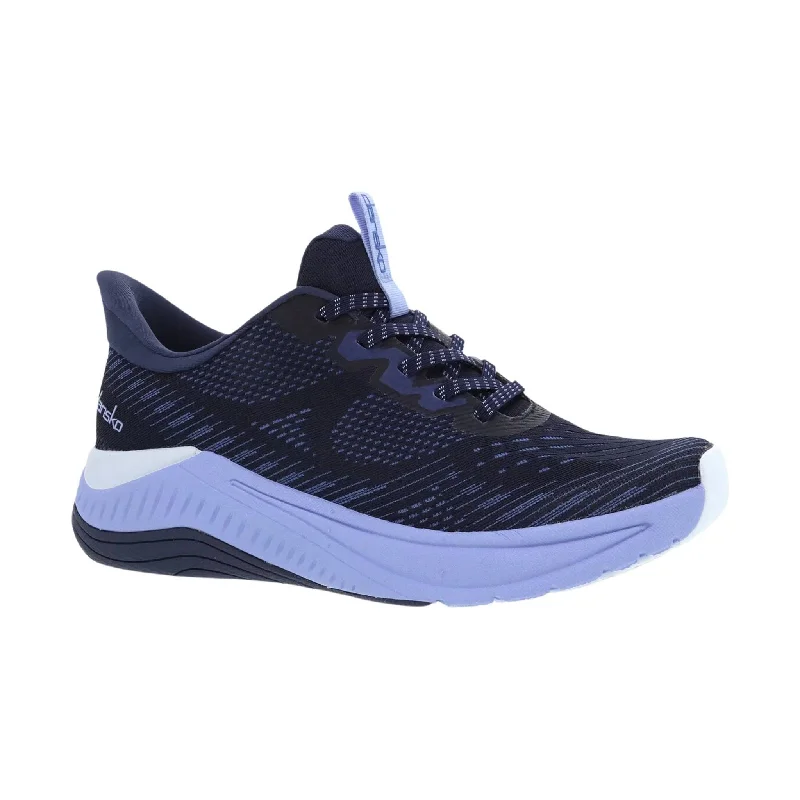 Dansko Women's Peony Sneaker - Navy Leather Driving Shoe Style  