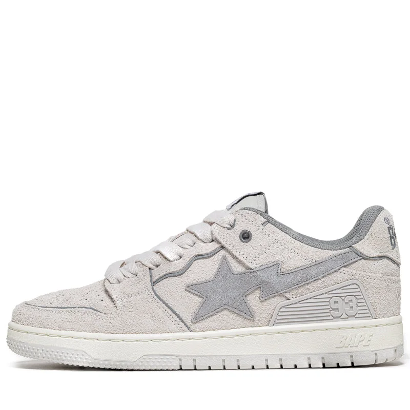 A Bathing Ape Sk8 Sta #3 - Grey Ivy League Loafer Look 