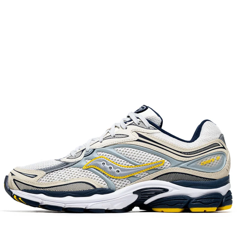 Saucony ProGrid Omni 9 - White/Multi Rubber - Sole Plimsoll Look  