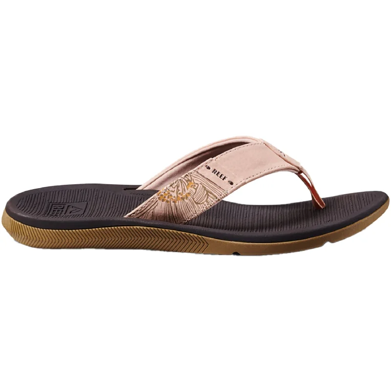 Women's Reef Santa Ana Peach Parfait Synthetic Elastic - Sided Chelsea Look  