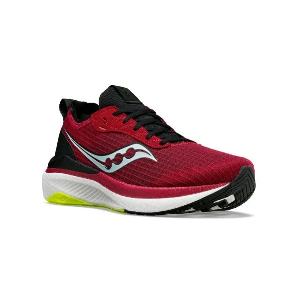 Saucony Women's Freedom Crossport - Berry/Black Monochromatic Shoe Look  