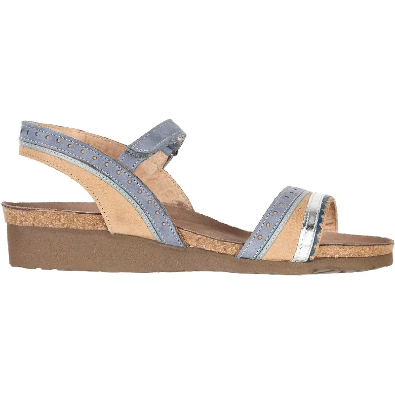 Women's Naot Beverly Nude Nubuck Checkered Shoe Pattern Look  