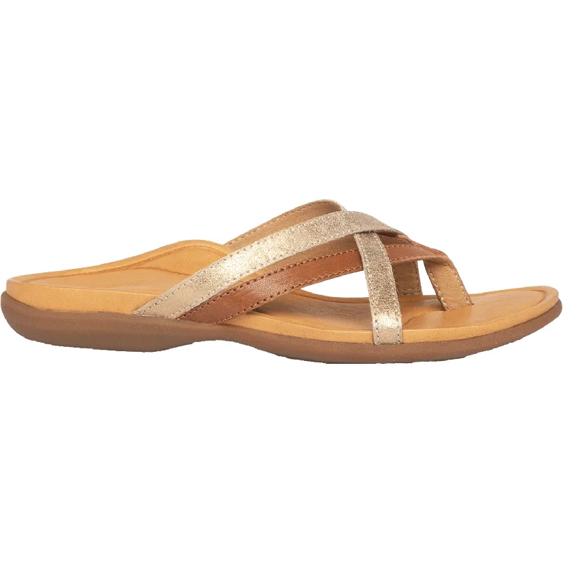 Women's Aetrex Kala Brown Leather Sustainable Shoe Design  