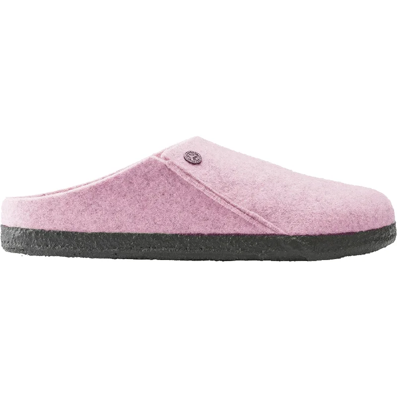 Women's Birkenstock Zermatt Shearling Soft Pink Wool Hip - Hop Sneaker Style  