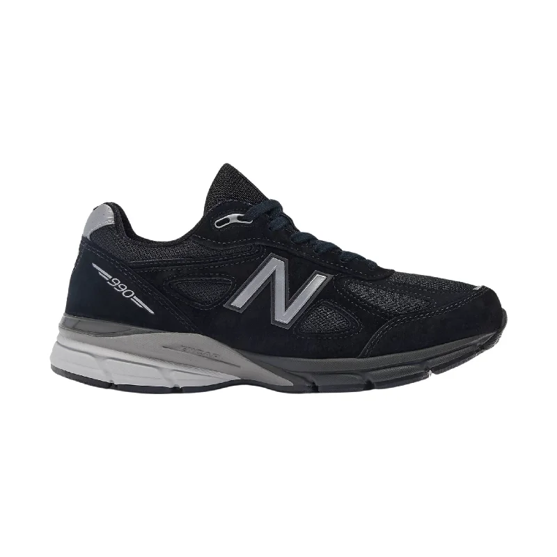 New Balance Women's 990V5 Shoes - Black Leather Driving Shoe Style  