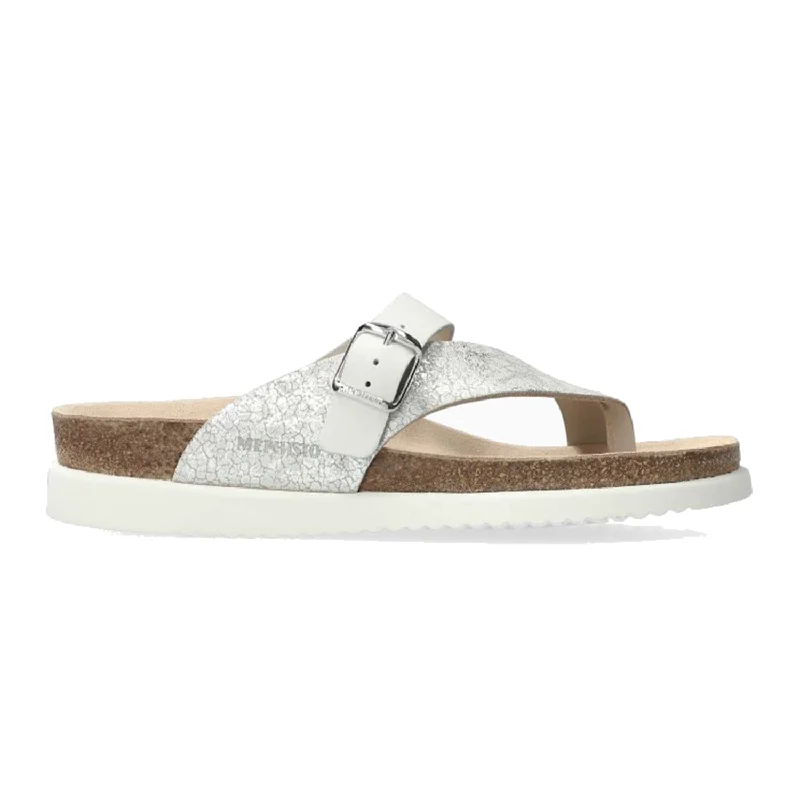 Women's Mephisto Helen Mix Silver/White Sustainable Shoe Design  