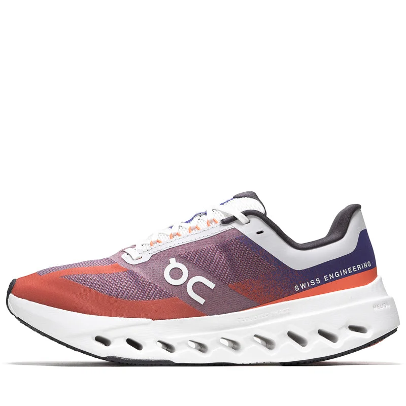 On Cloudsurfer Next - Indigo/Flame Paisley Print Shoe Design  