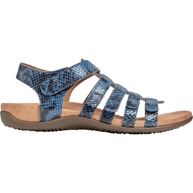 Women's Vionic Harissa Indigo Snake Leather Hemp - Material Shoe Style  