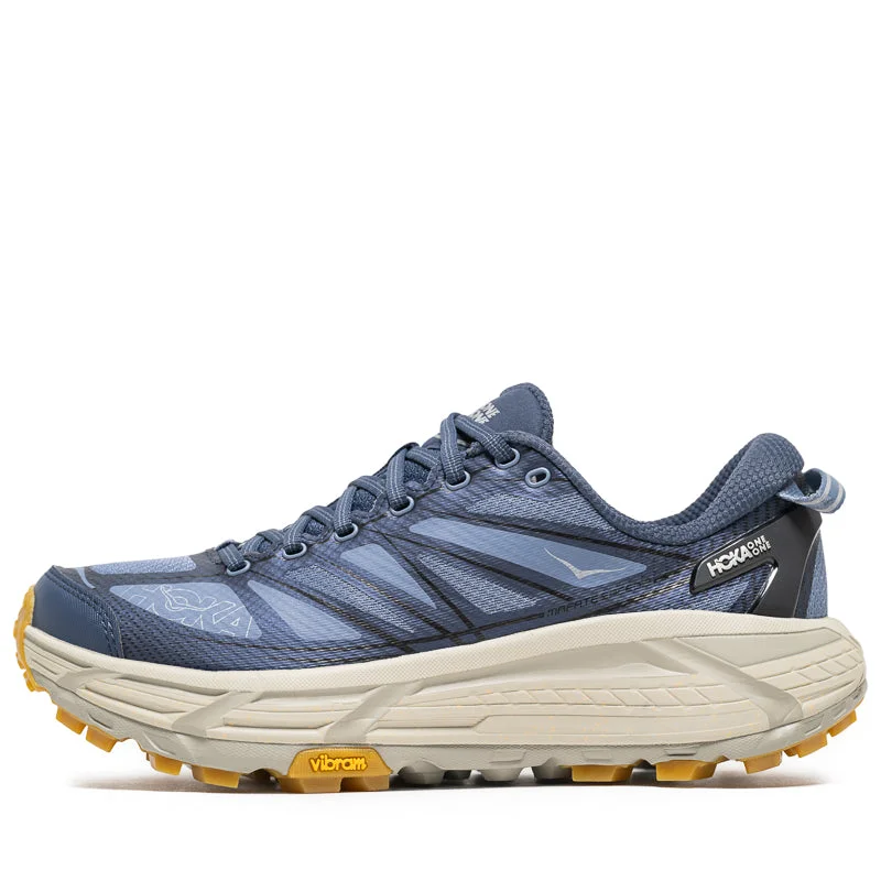 Hoka Mafate Speed 2 - Varsity Navy/Farro Glow - in - the - Dark Shoe Design  