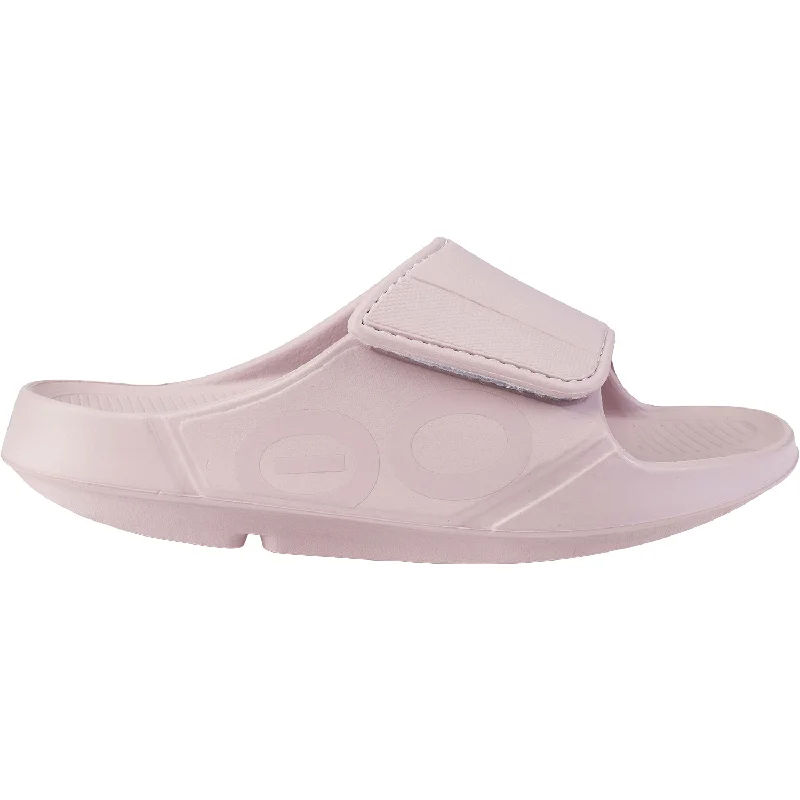 Unisex OOFOS OOahh Sport Flex Stardust Synthetic Strap - Up Sandal Resort Style  