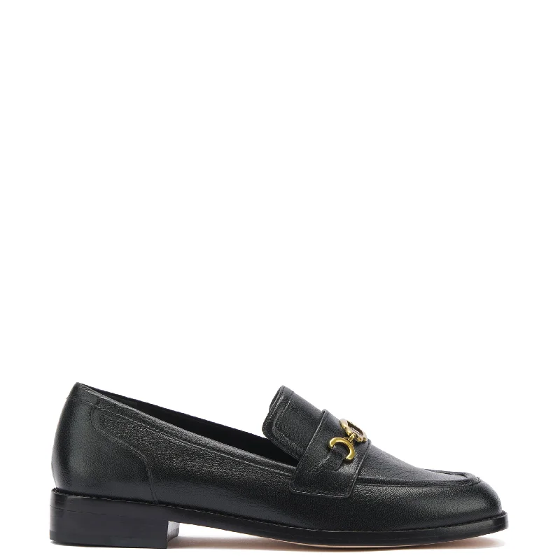 Patricia Loafer In Black Leather Zip - Up Boot Style  
