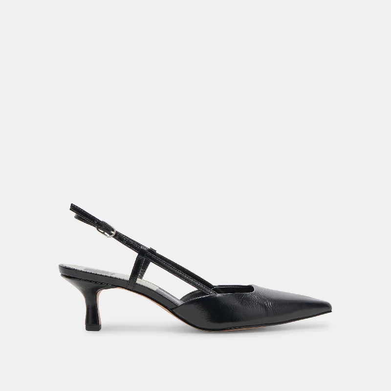 ODELA WIDE HEELS MIDNIGHT CRINKLE PATENT Paisley Print Shoe Design  
