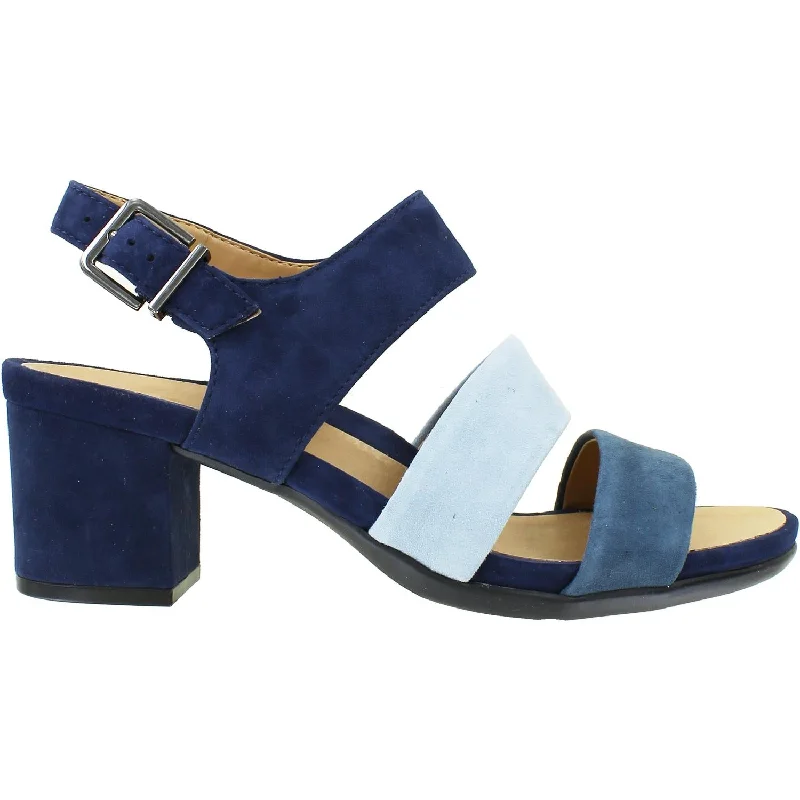 Women's Earth Tierra Dark Indigo Suede Leather Driving Shoe Style  