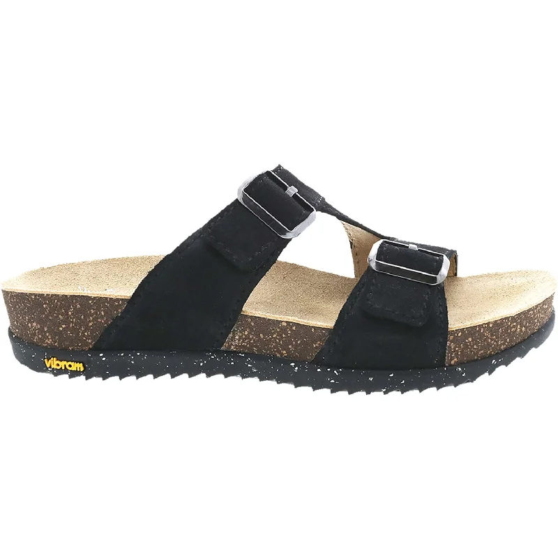 Women's Dansko Dayna Black Suede Beaded Moccasin Design 