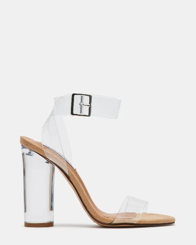 CLEARER CLEAR Two - Tone Shoe Design  