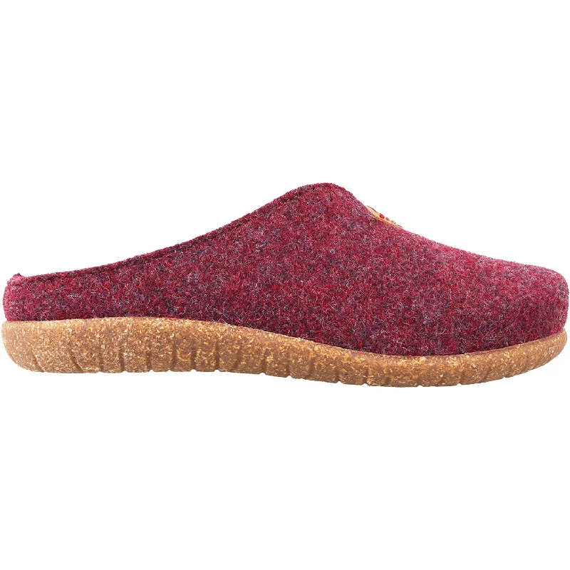 Women's Taos My Sweet Wool Wine Wool Two - Tone Shoe Design  