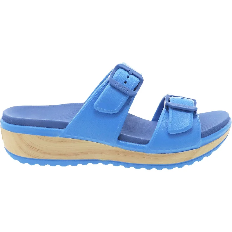 Women's Dansko Kandi Blue Molded EVA Chunky Platform Sneaker Style  