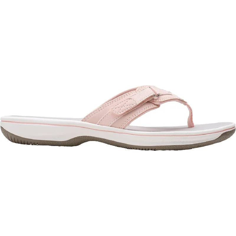 Women's Clarks Cloudsteppers Breeze Sea Blush Synthetic Open - Lacing Derby Look  
