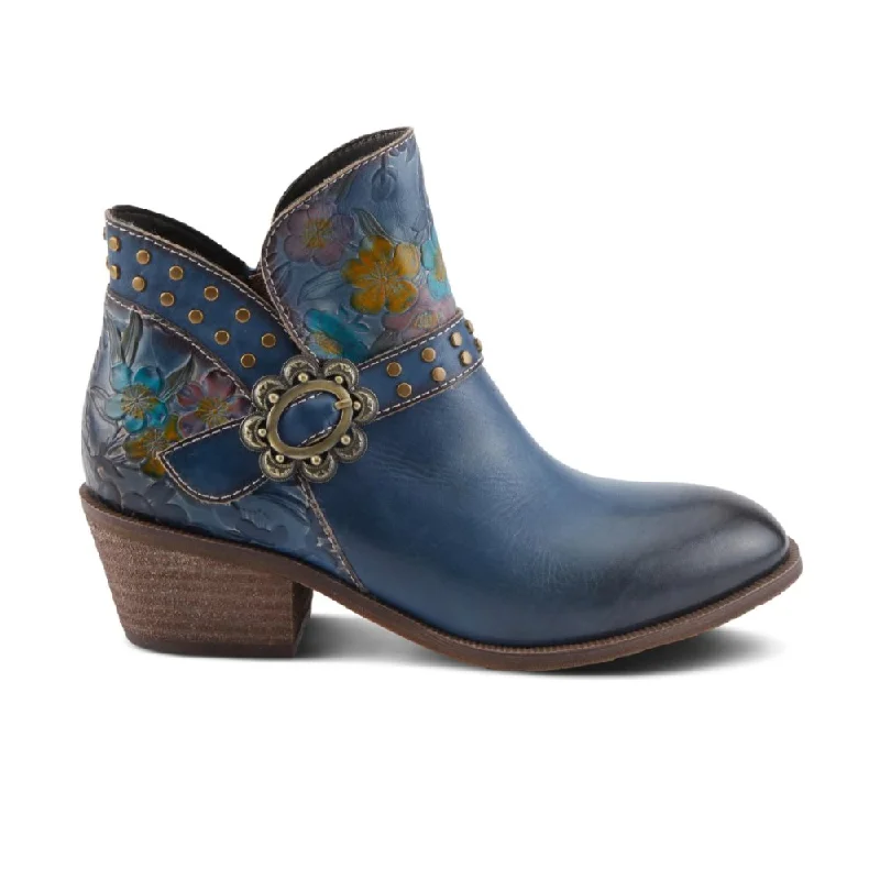 L'Artiste By Spring Step Women's Daintylady - Blue Multi Neon - Accent Sneaker Look  