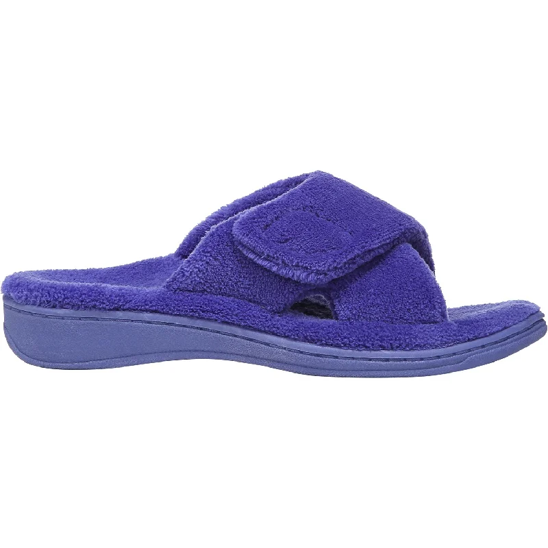 Women's Vionic Relax Royal Blue Terrycloth Blue Coast Loafer Aesthetic 