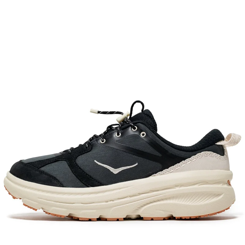 Hoka U Bondi B3LS - Black/Alabaster Slide Sandal Beach Style  
