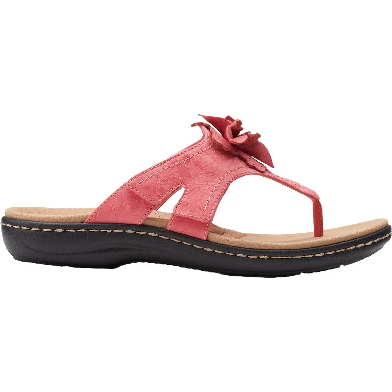 Women's Clarks Laurieann Gema Rose Combi Leather/Synthetic Combat - Inspired Military Boot Look  
