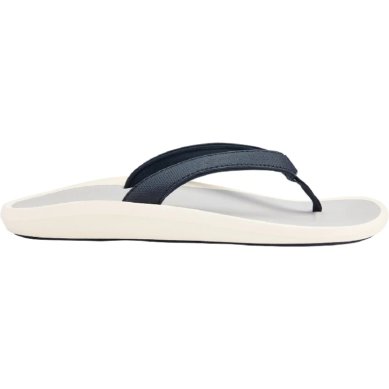 Women's OluKai Pi'oe Trench Blue Synthetic Glow - in - the - Dark Shoe Design  