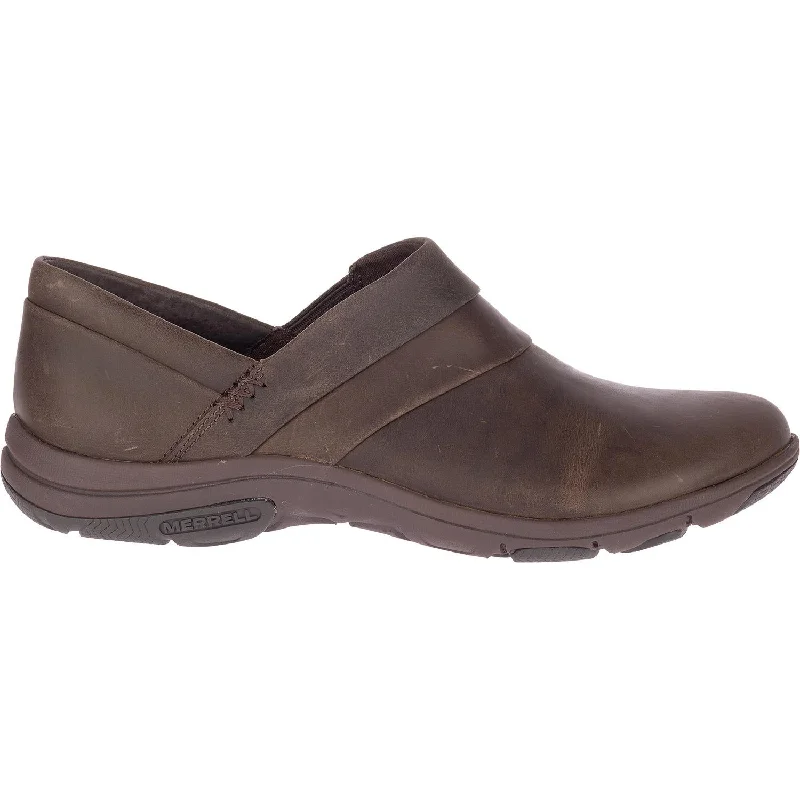 Women's Merrell Dassie Stitch Espresso Leather British Gentleman Oxford Style  