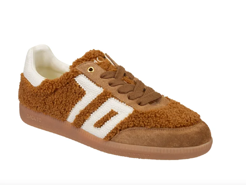 BACK70 TEDDY TOBACCO Striped Shoe Style  