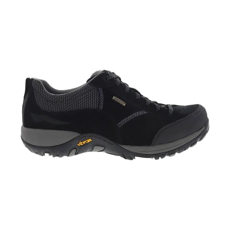 Dansko Women's Paisley - Black/Black Suede Neon - Accent Sneaker Look  