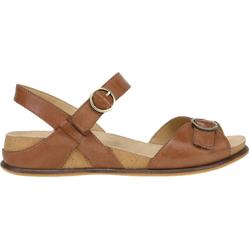 Women's Dansko Candace Tan Burnished Nappa Leather Vintage Oxford Appeal 
