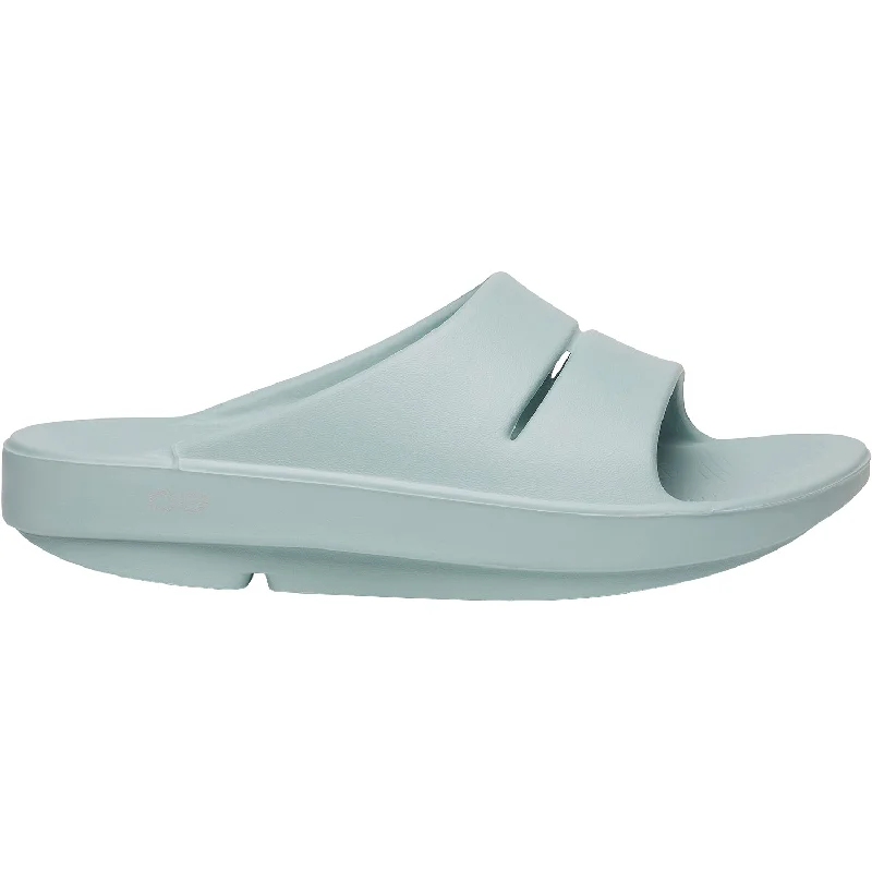 Unisex OOFOS OOahh Mist Synthetic Leather Driving Shoe Style  