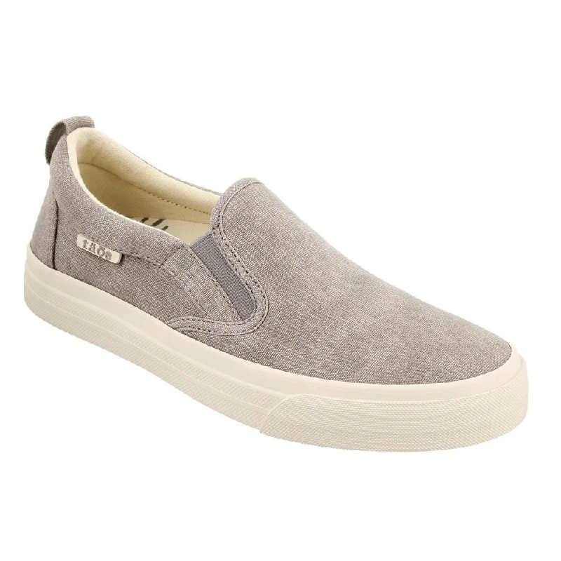 Taos Women's Rubber Soul - Grey Rubber - Sole Plimsoll Look  