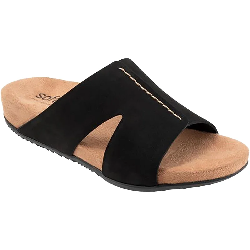 Women's Soft Walk Beverly Black Nubuck Glow - in - the - Dark Shoe Design  