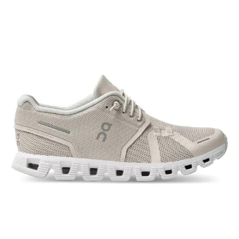 On Women's Cloud 5 - Pearl/White Bespoke Shoe Aesthetic 